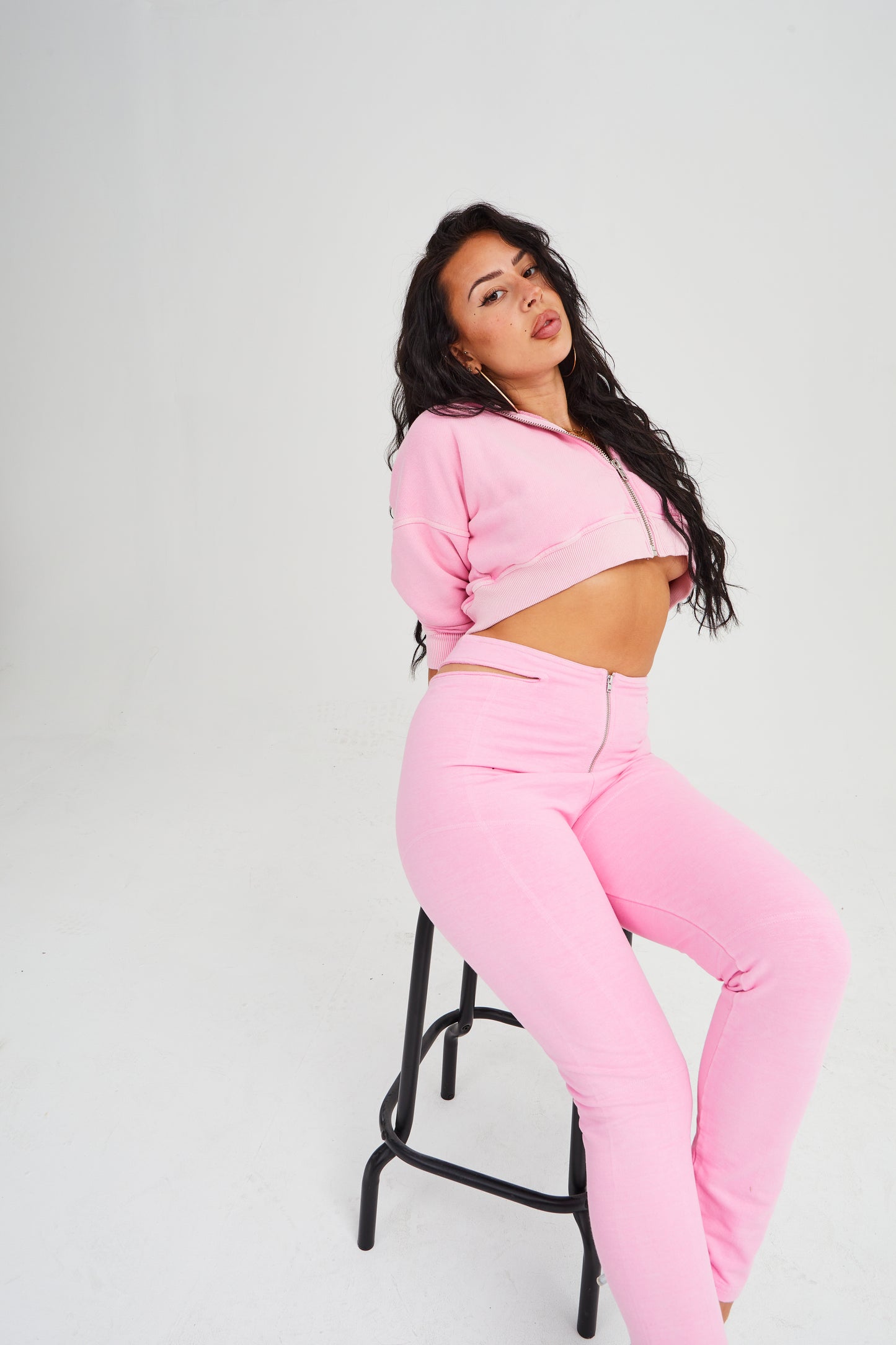 The Hip Cut Leggings in Candy Floss