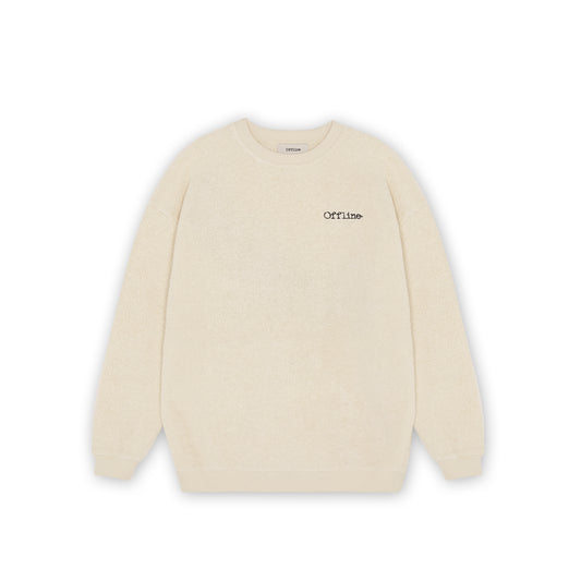 The Cloud Oversized Sweater in Ecru (Unisex)