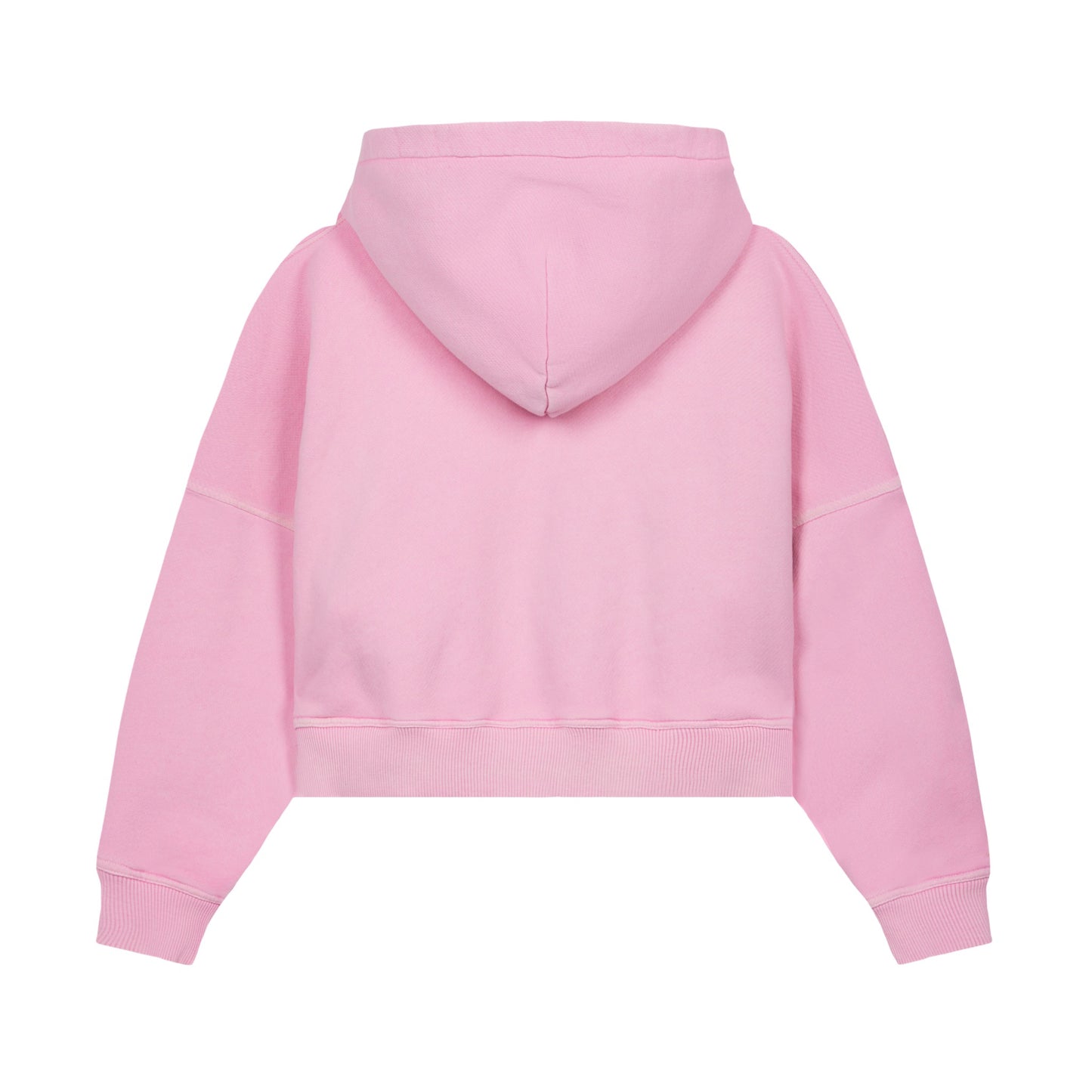The Crop Hoodie in Candy Floss